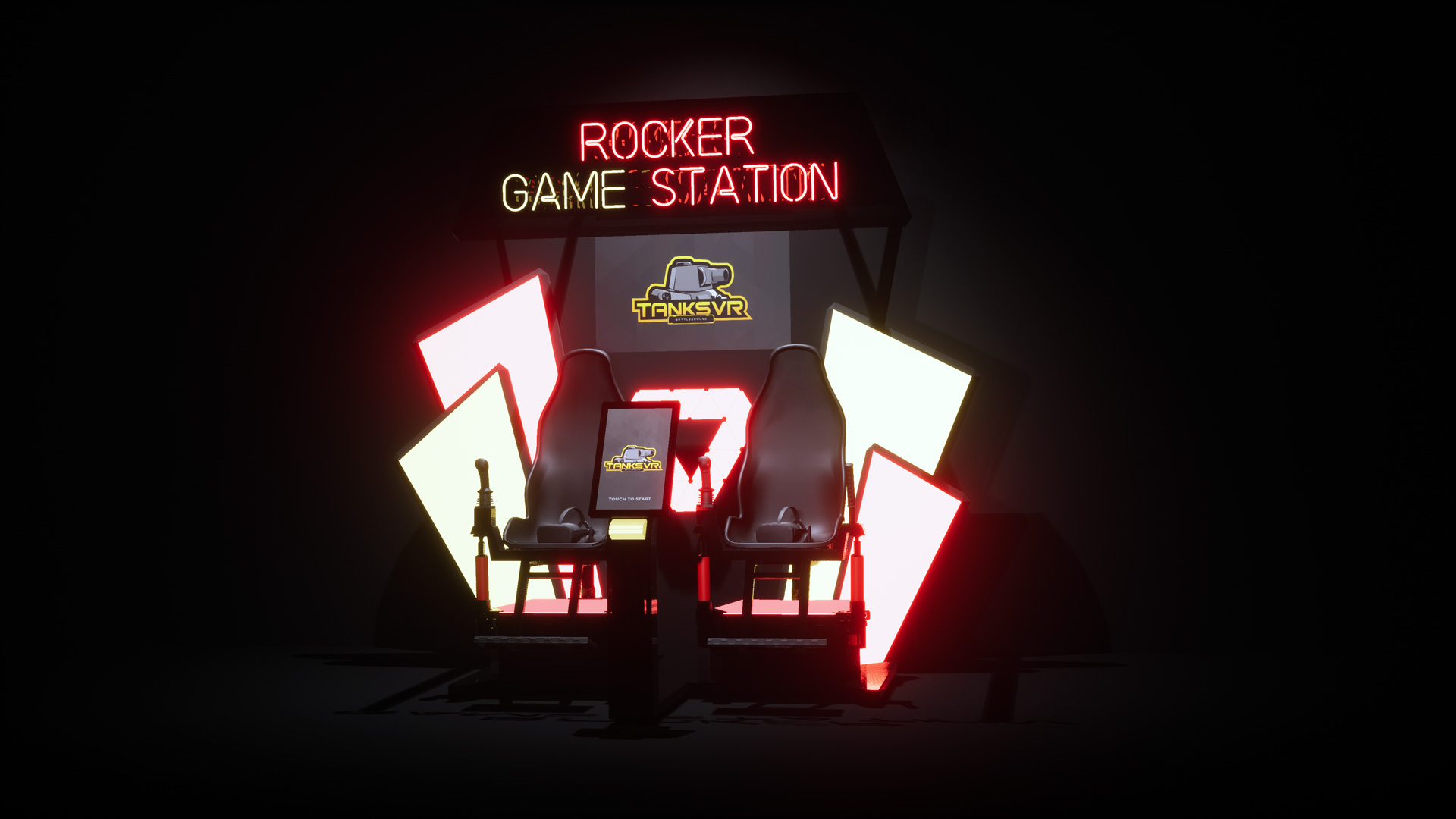 Rocker Game Station - VR attraction ride - Bmotion Technology